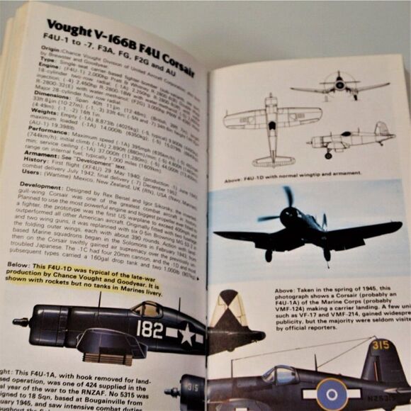 Illustrated Directory of Fighting Aircraft of WW II By B Gunston 1988 Paperback - Picture 8 of 10
